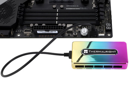 Thermalright ARGB Hub Controller Rev.A – 10-Port 5V 3-Pin, SATA Powered, 10 Groups Fans