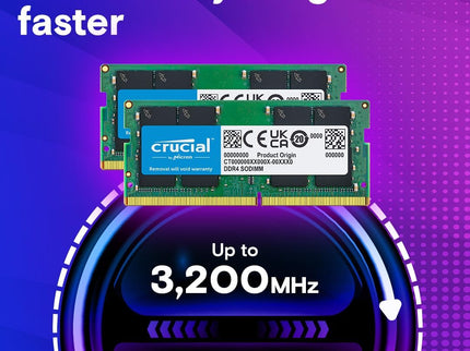 Crucial 8GB DDR4 RAM 3200MHz (PC4-25600)