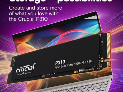 Crucial P310 4TB PCIe Gen4 2280 NVMe M.2 SSD