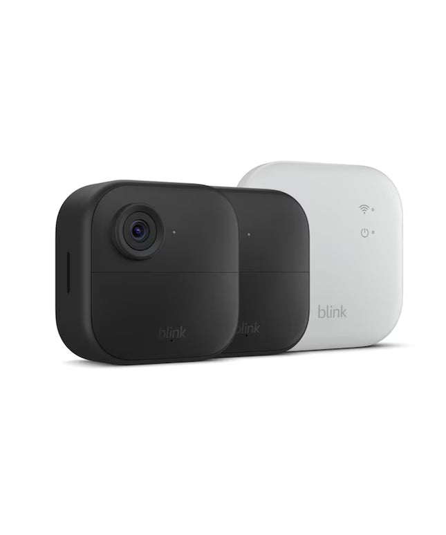 Blink Outdoor 4 XR - Wireless security camera with extended range, go up to 400 feet from your home, Sync Module XR included - 2 camera system
