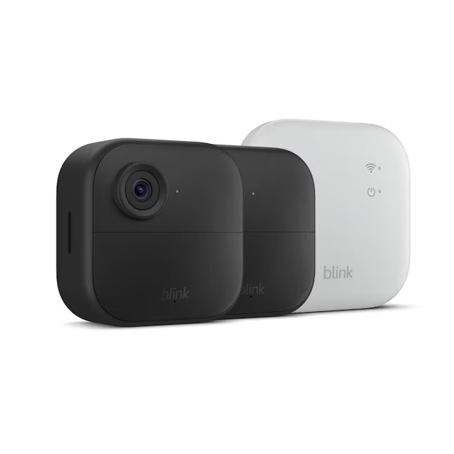 Blink Outdoor 4 XR - Wireless security camera with extended range, go up to 400 feet from your home, Sync Module XR included - 2 camera system