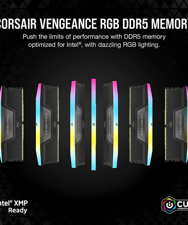 CORSAIR VENGEANCE RGB DDR5 RAM 32GB