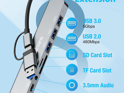 USB C Hub USB Hub 3.0 for Laptop
