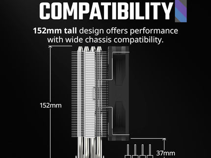 Cooler Master Hyper 212 Spectrum V3 ARGB CPU Air Cooler