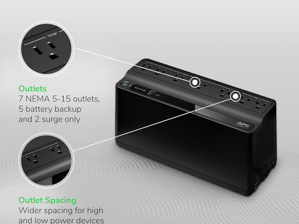 APC UPS Battery Backup and Surge Protector