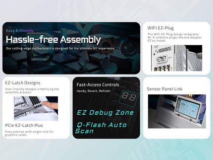 GIGABYTE X870 AORUS Elite WIFI7 ICE AMD AM5 LGA 1718 Motherboard