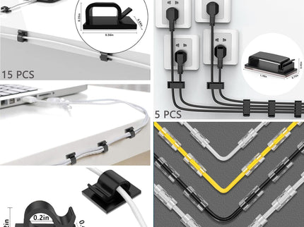ELII 300PCS Cable Management Kit