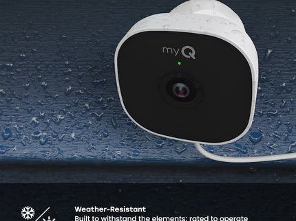 Chamberlain myQ Smart Secure Outdoor 1-Channel 1-Camera 1080P Plug-in Mounted No Internal Memory Internet Cloud-based Security Camera System