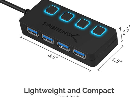 SABRENT 4-Port USB 3.0 Hub