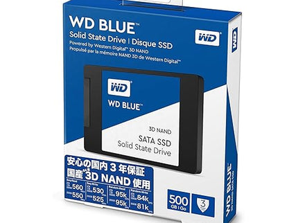 Western Digital 500GB WD Blue 3D NAND Internal PC SSD