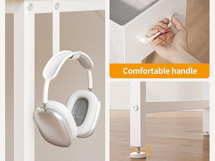 CubiCubi Computer Desk with 2 Drawers