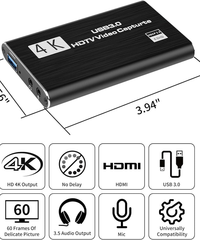 4K HDMI Video Capture Card
