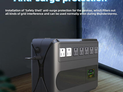 UPS 1000VA 500W Uninterruptible Power Supply