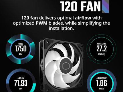 Cooler Master Hyper 620S Dual Tower CPU Air Cooler