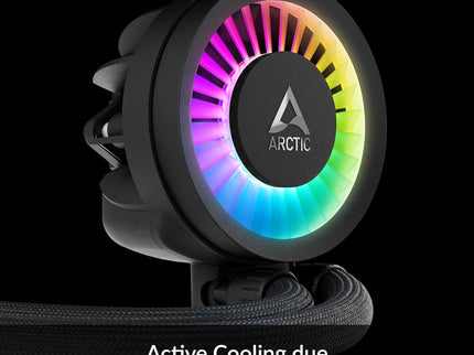 ARCTIC Liquid Freezer III 240 A-RGB AIO CPU Liquid Cooler – PWM Pump, 200–2000 RPM Fans, AM4/AM5 & LGA1851/1700 – Black