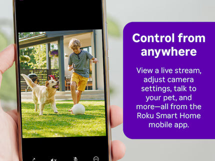 Roku OUTDOOR CAMERA PLUGIN WHITE