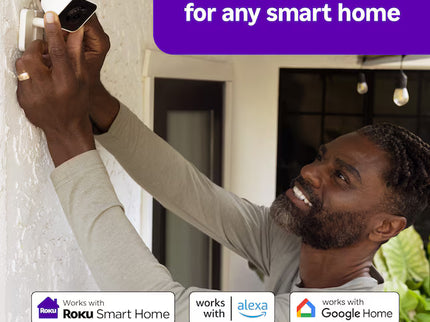 Roku OUTDOOR CAMERA PLUGIN WHITE