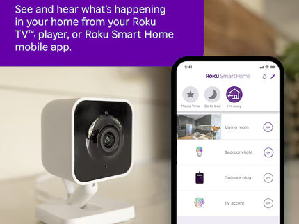 Roku INDOOR CAMERA PLUGIN 2PK WHITE