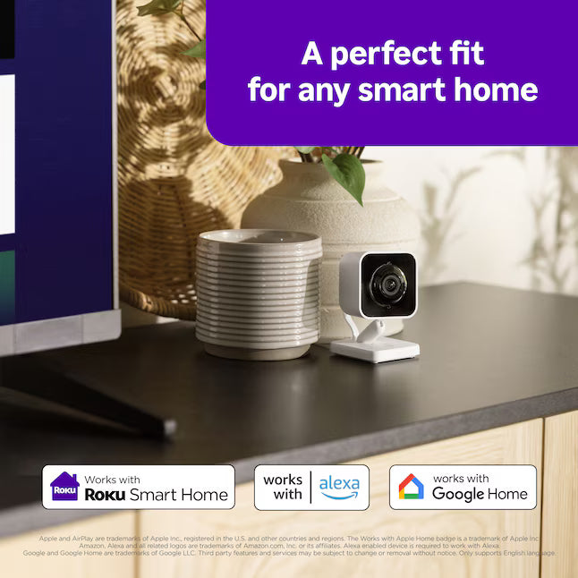 Roku INDOOR CAMERA PLUGIN 2PK WHITE