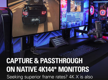 Elgato 4K X – Capture Up to 4K144 with Ultra-Low Latency on PS5