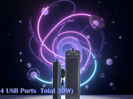 Surge Protector Power Strip Heavy Duty 10 ft Cord