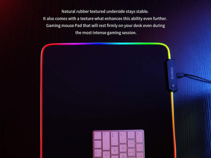 RGB Gaming Mouse Pad – Large Extended, 800×300×4 mm (31.5×11.8×0.16 in)