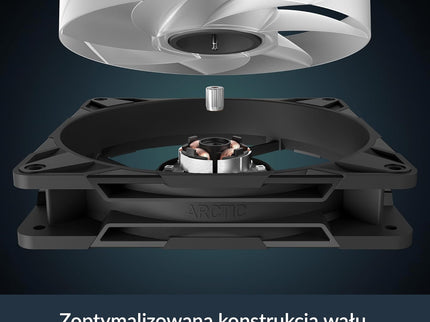 ARCTIC P14 Pro A-RGB 140mm PWM Fan – 400–2500 RPM, 5V Digital RGB, Fluid Dynamic Bearing – Black