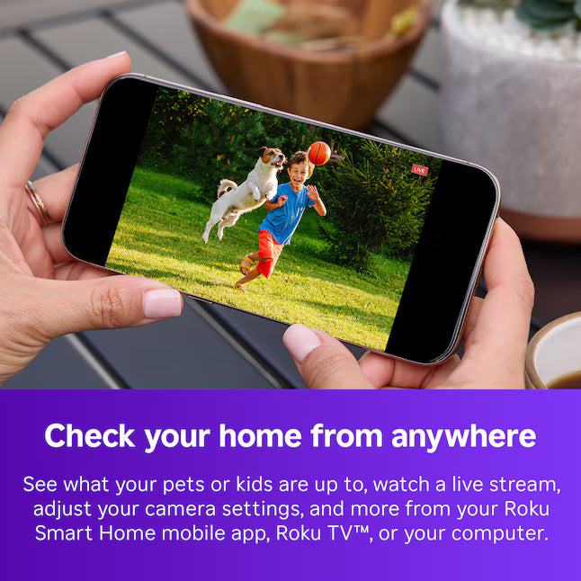 Roku OUTDOOR CAMERA BATTERY WHITE