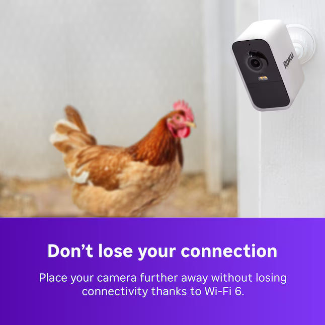 Roku OUTDOOR CAMERA BATTERY WHITE