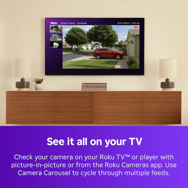 Roku OUTDOOR CAMERA BATTERY WHITE