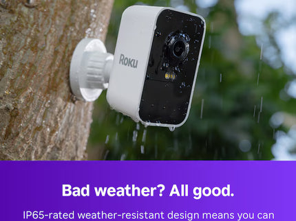Roku OUTDOOR CAMERA BATTERY WHITE