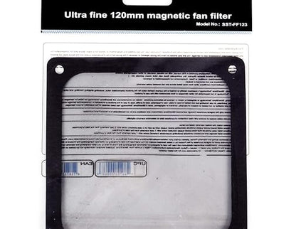 SilverStone FF123B 120mm Ultra Fine Magnetic Fan Filter