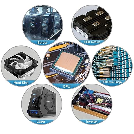 HY510-50 g (25 g × 2) – Non-Conductive Silicone Thermal Paste for CPU