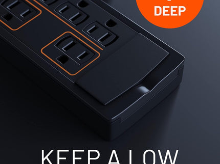 ECHOGEAR ShockBlocker 8 Outlet Surge Protector Power Strip