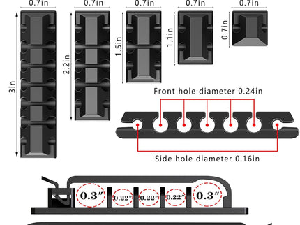 ELII 327 PCS Cable Management Kit