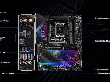 ASRock Intel Core Ultra Phantom Gaming Z890 Riptide