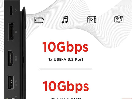 Lenovo USB-C Dual Display Travel Dock