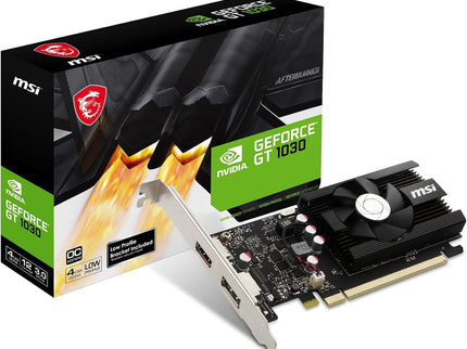 MSI Gaming GeForce GT 1030 4GB DDR4 64-bit HDC