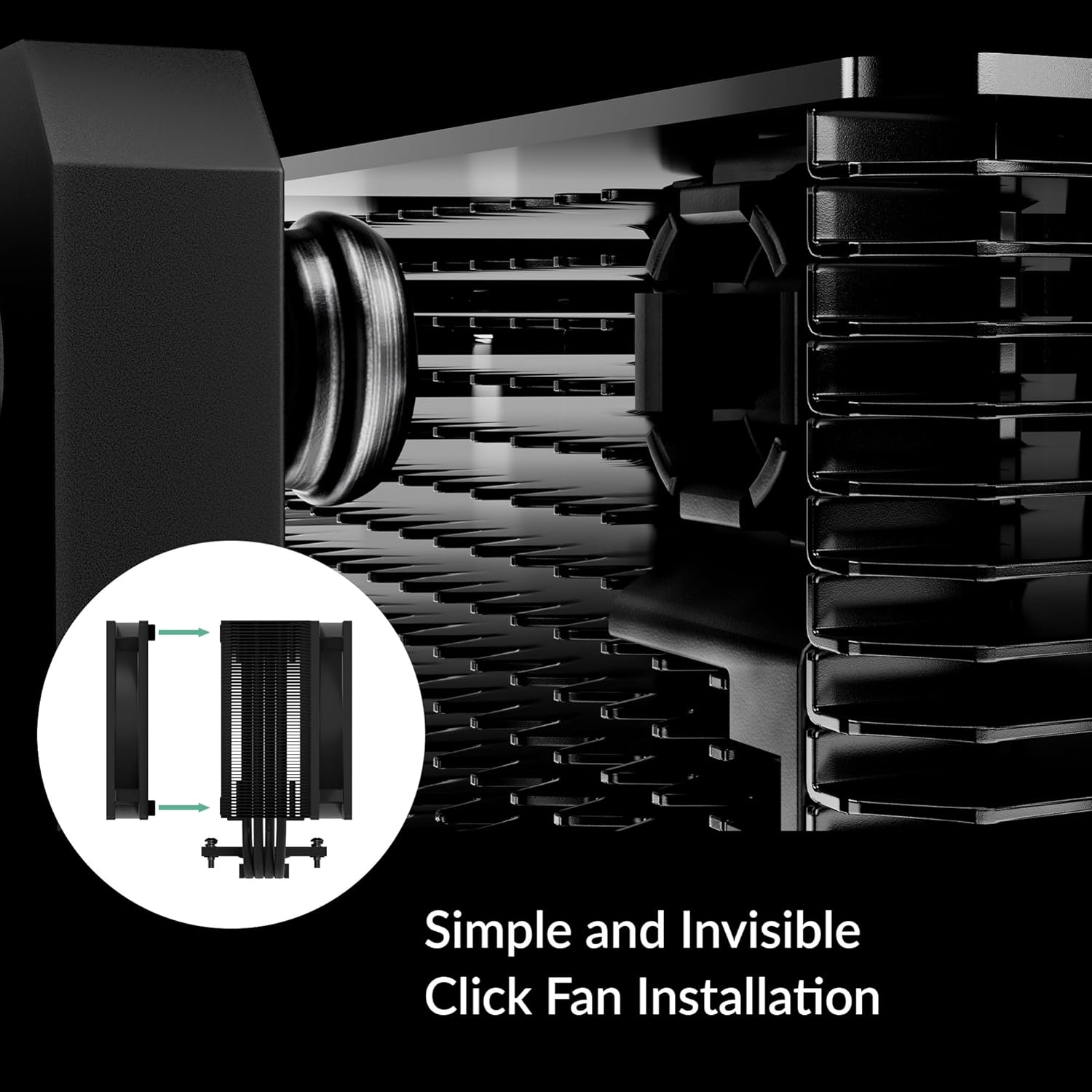 ARCTIC Freezer 36 CPU Cooler – Single Tower, Push-Pull 120mm P-Fans, 4 Heat Pipes, 200–1800 RPM, MX-6 Thermal Paste – Black