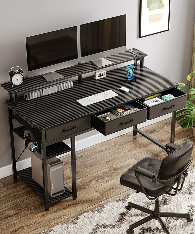 Rolanstar 39" Computer Desk with Power Outlets