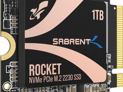 SABRENT Rocket 2230 1TB NVMe SSD – PCIe Gen4 M.2 2230 Internal SSD