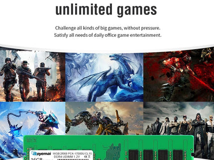 32GB DDR4 17000U PC4 2133 2X16GB UDIMM