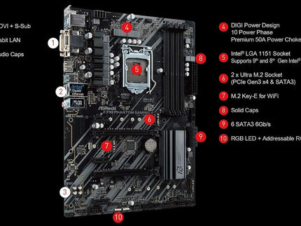 ASRock Motherboard (Z390 Phantom Gaming 4)