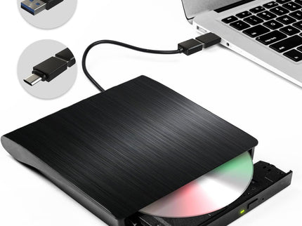 External DVD Drive USB 3.0 Type-C CD Burner Portable