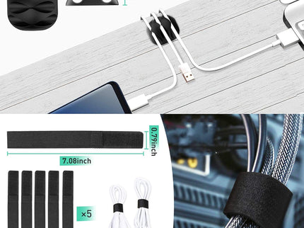 Cable Raceway Kit – 77" (5×15.4") Open Slot Wire Covers