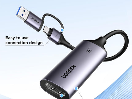 UGREEN 2K@30Hz Video Capture Card 4K