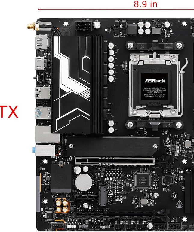 ASRock B850M-X R2.0 Micro-ATX AM5 Motherboard