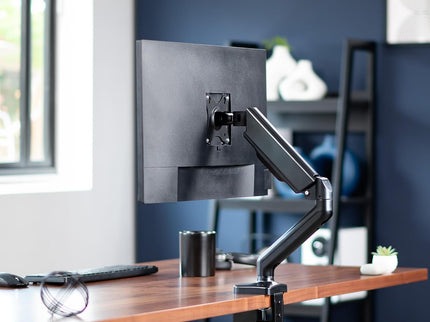 VIVO Single Monitor Desk Mount – Mechanical Arm, Fits 17–32" Screens, Height Adjustable, VESA Compatible – STAND-V001O