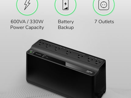 APC UPS Battery Backup and Surge Protector