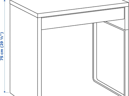 MICKE desk, 73x50 cm